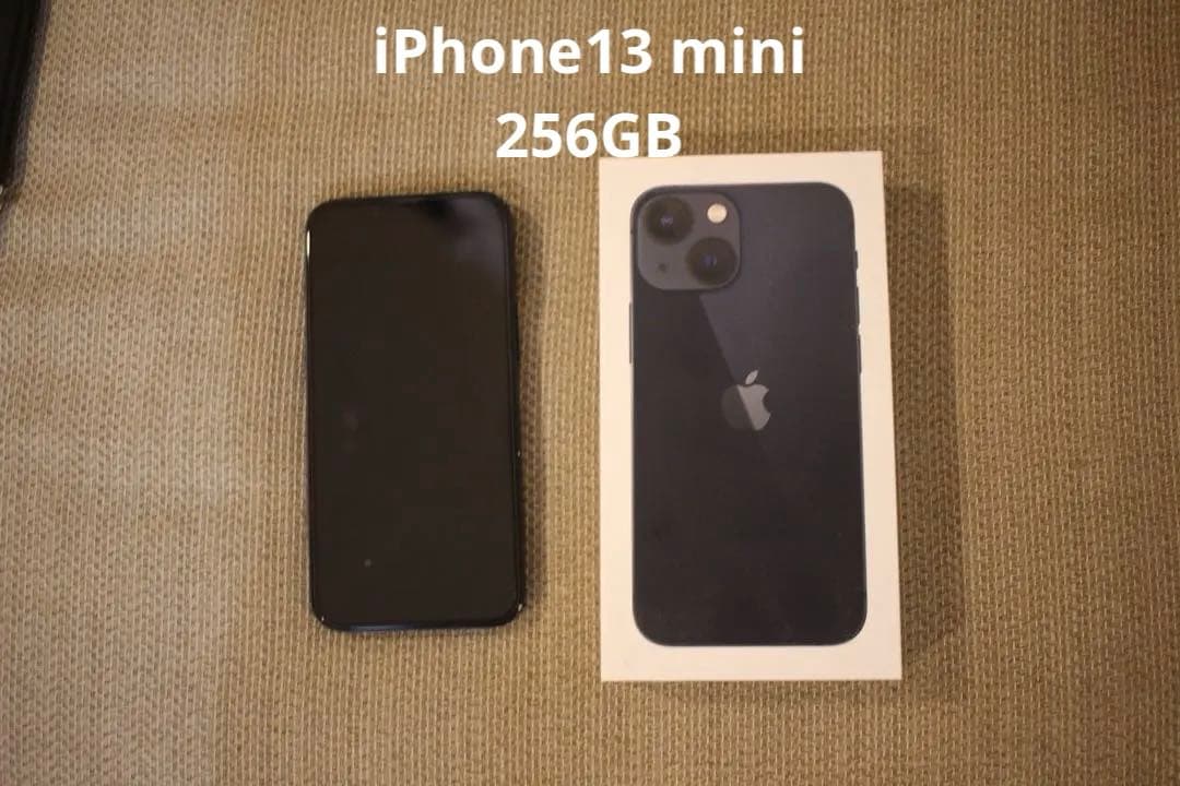 Apple iPhone 13 mini 本体256G バッテリー良好 カメラ△