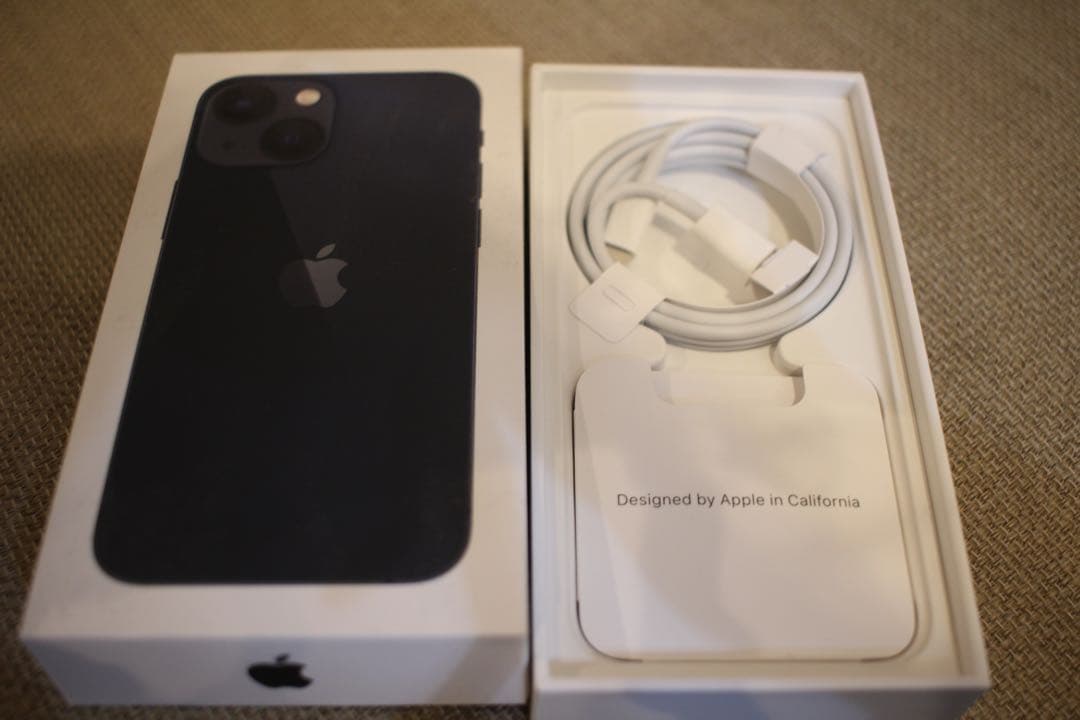 Apple iPhone 13 mini 本体256G バッテリー良好 カメラ△