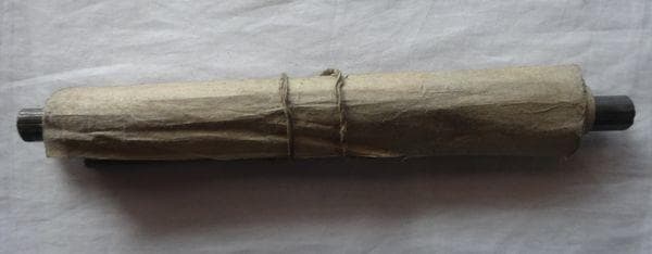 アンティーク 寺 空海 南無阿弥陀仏 承和元年3月15日書之空海 紙本 掛軸