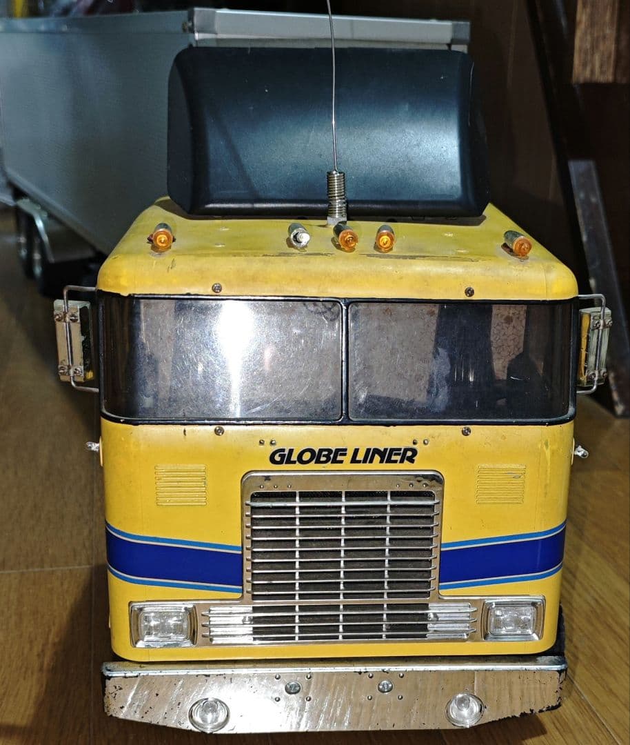 動作未確認 タミヤ ラジコン トラック トレーラー イエロー