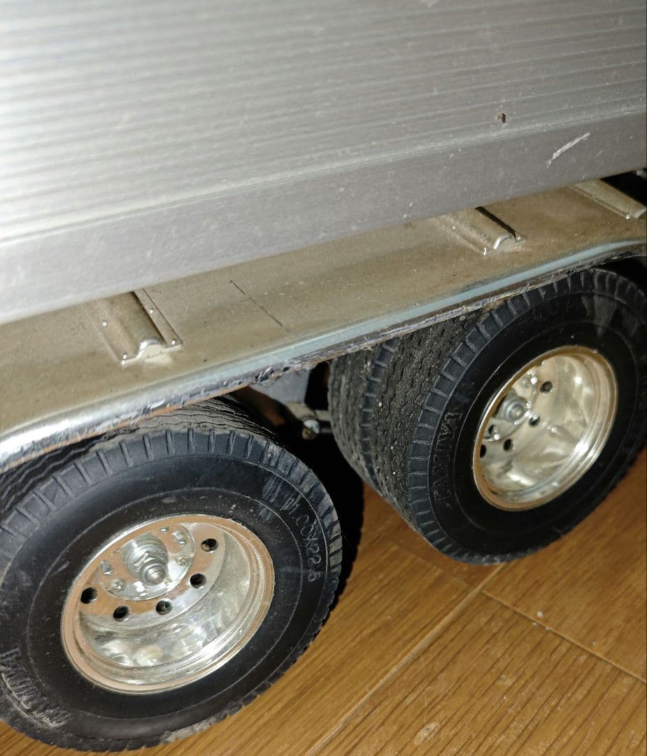 動作未確認 タミヤ ラジコン トラック トレーラー イエロー