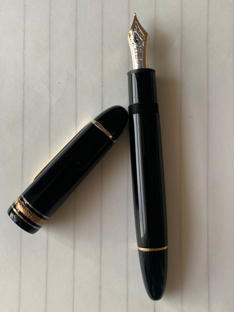 美品 モンブラン 万年筆 マイスターシュテュック149 18Kペン先