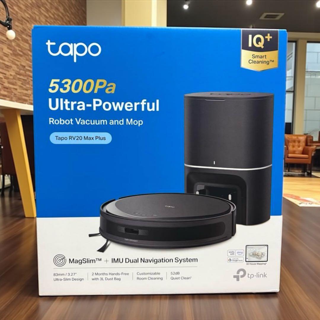 新品 Tapoロボット掃除機自動ゴミ収集機 Tapo RV20 Max Plus