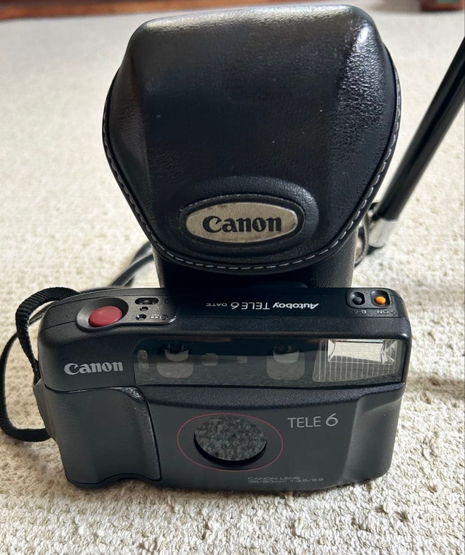 CANON キャノン Autoboy TELE6 ケース　三脚付き