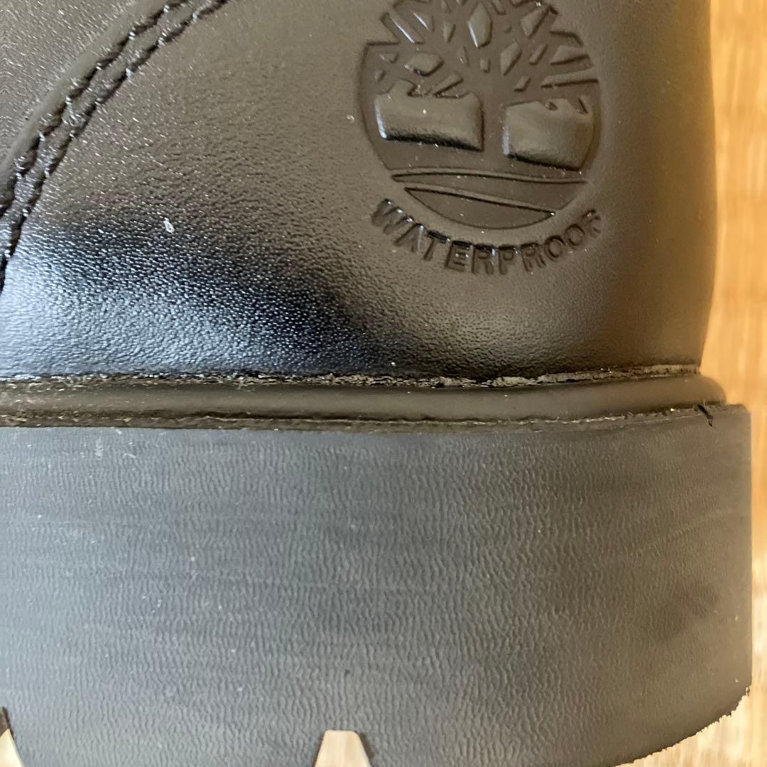 メンズTimberland 防水 ブラック デッキシューズ