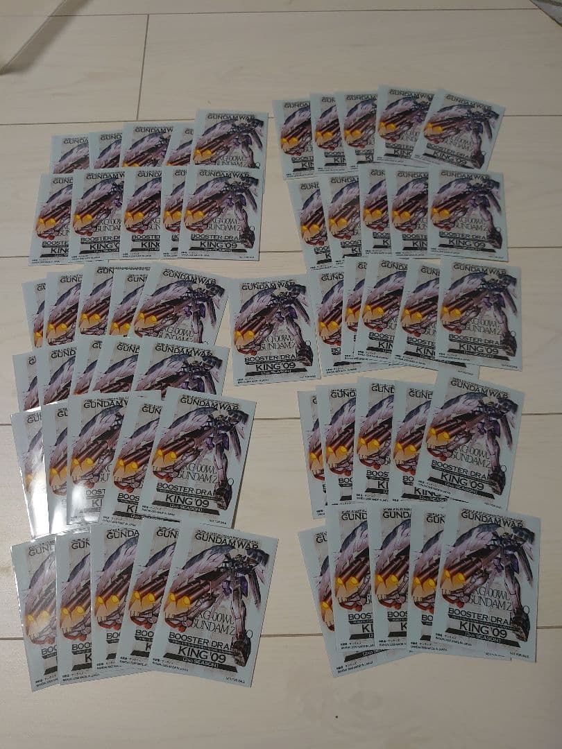 マ*鳥様 ウイングガンダムゼロカスタム スリーブ ガンダムウォー 大会優勝景品