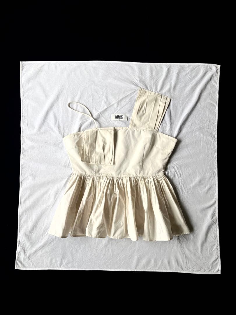 MM6 Maison Margiela アシンメトリーデザイントップス