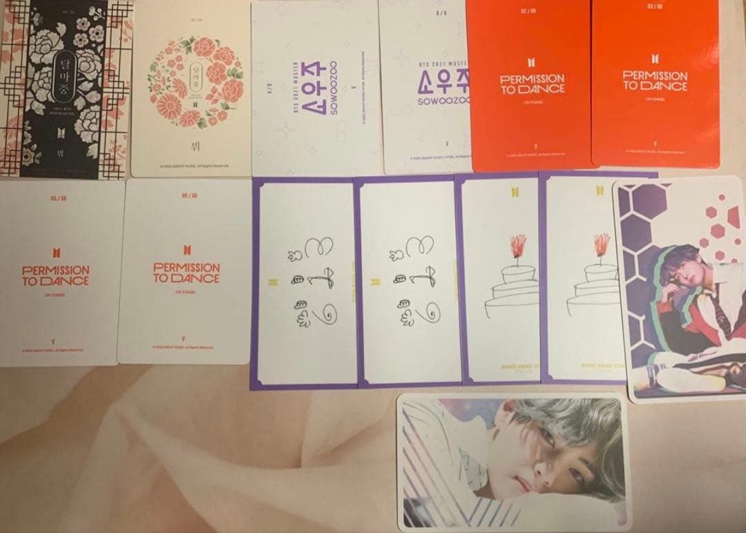 公式　BTS テテ　トレカ　ポストカード　ポラロイド　ミニフォト　等　まとめ売り