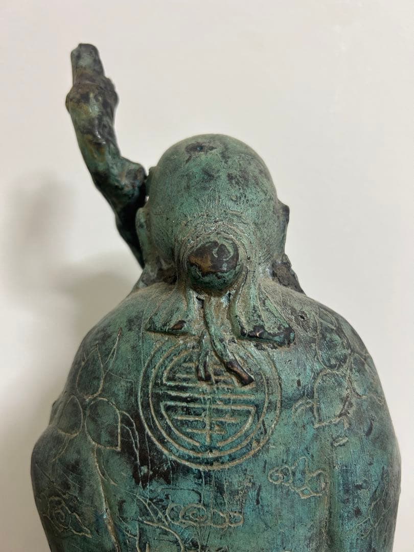 中国美術 時代物 青銅 古銅 中国仏像 唐物 古玩 古美術品 福寿像　仏教美術