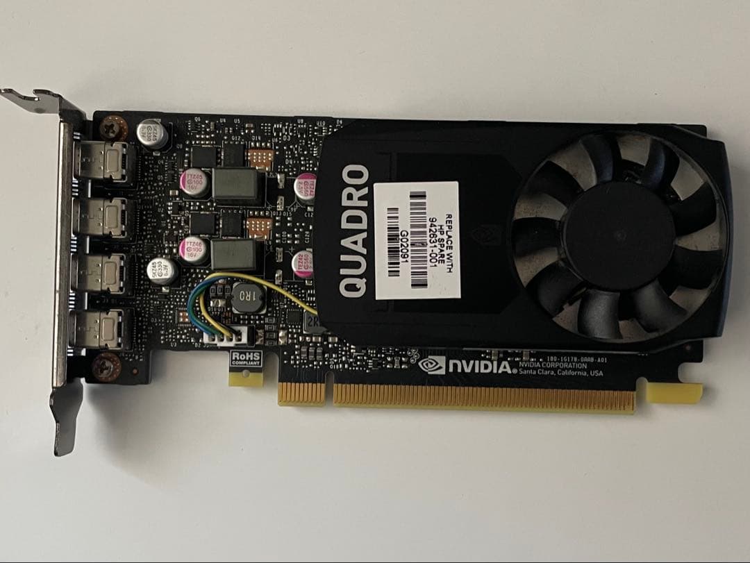 NVIDIA Quadro P1000 グラフィックボード