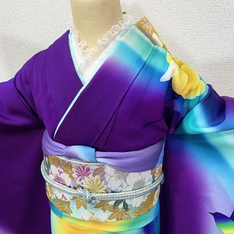 506z18☆絵本作家 永田萌 振袖 金通しラメ 妖精メルヘン☆結婚式 舞台衣装