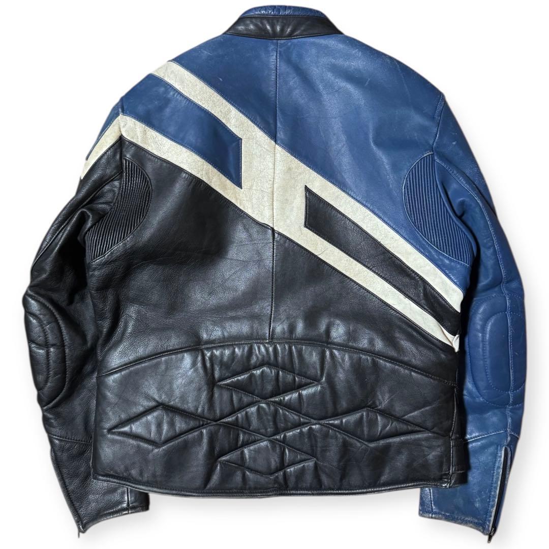 ECHTES LEDAR レーシング シングルライダース ジャケット 50