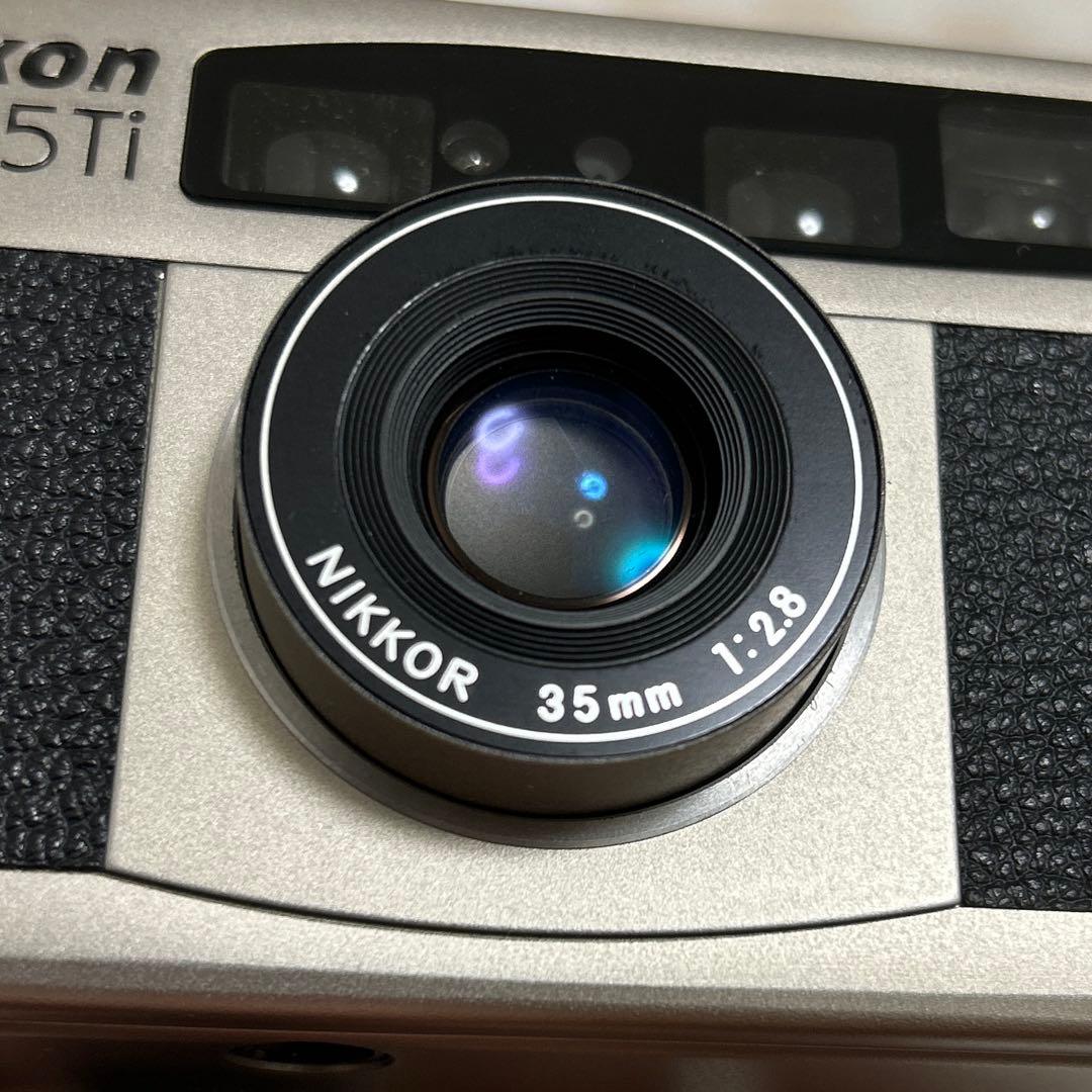 Nikon 高級フィルムカメラ 35Ti 【元箱/説明書/標準カメラケース付】
