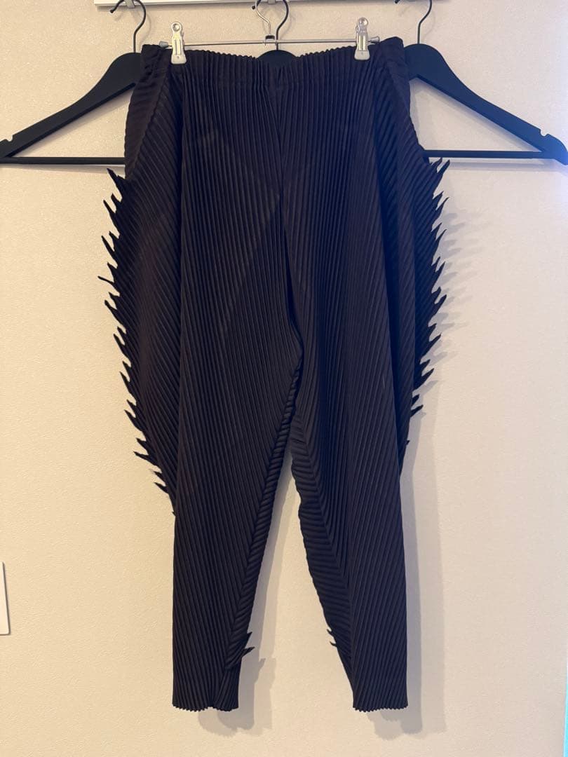 HOMME PLISSE HP31JF181 サイズ2 ブラウン