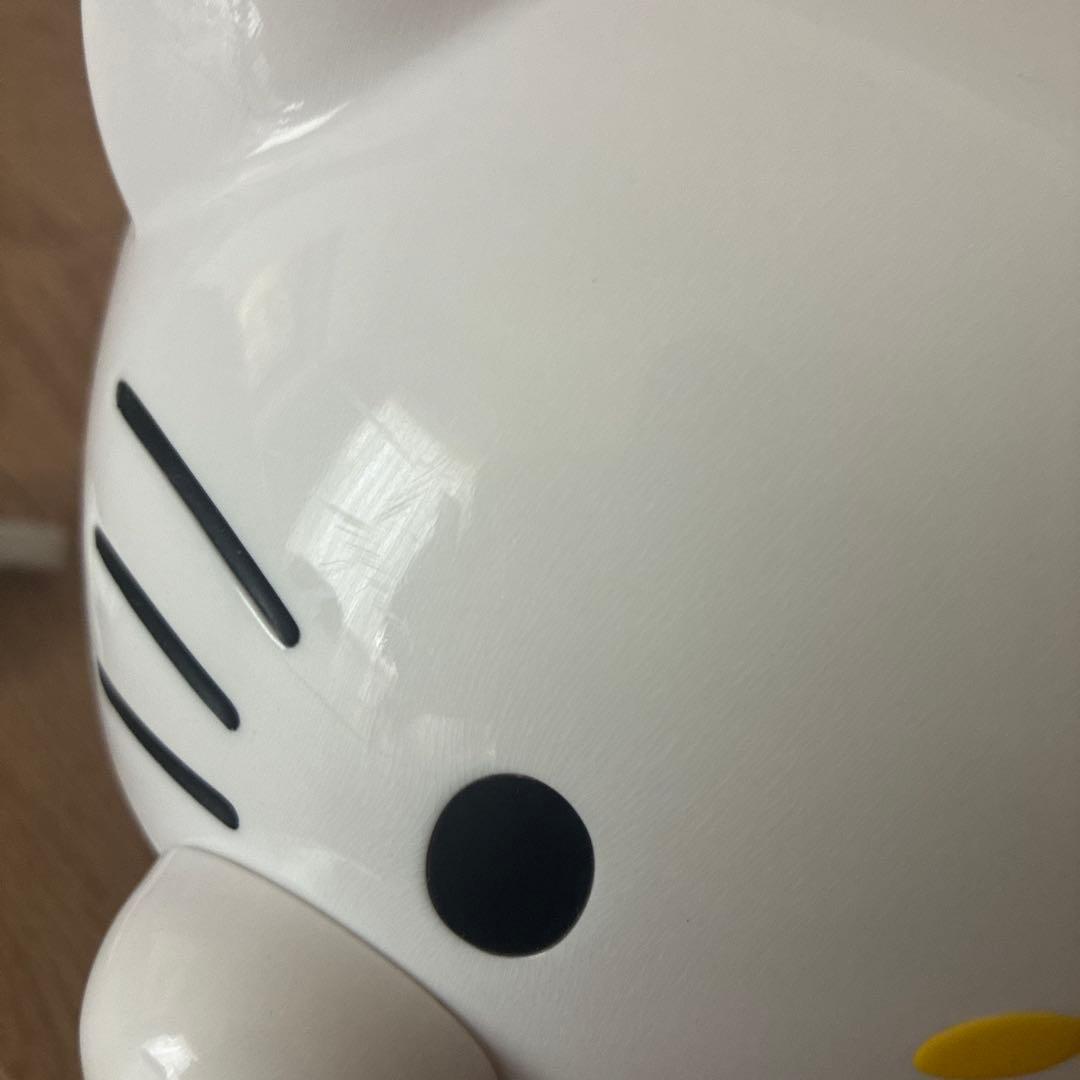 キティちゃん　ごみ箱　収納入れ➕キティ座布団カバー　平成レトロ