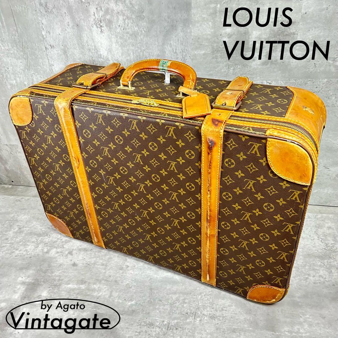 オールドルイヴィトン80年代ヴィンテージキャリーケース モノグラムストラトス70