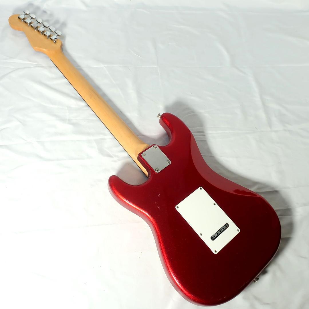 弦交換 Photogenic ストラトタイプ マッチングヘッドメタリックレッド