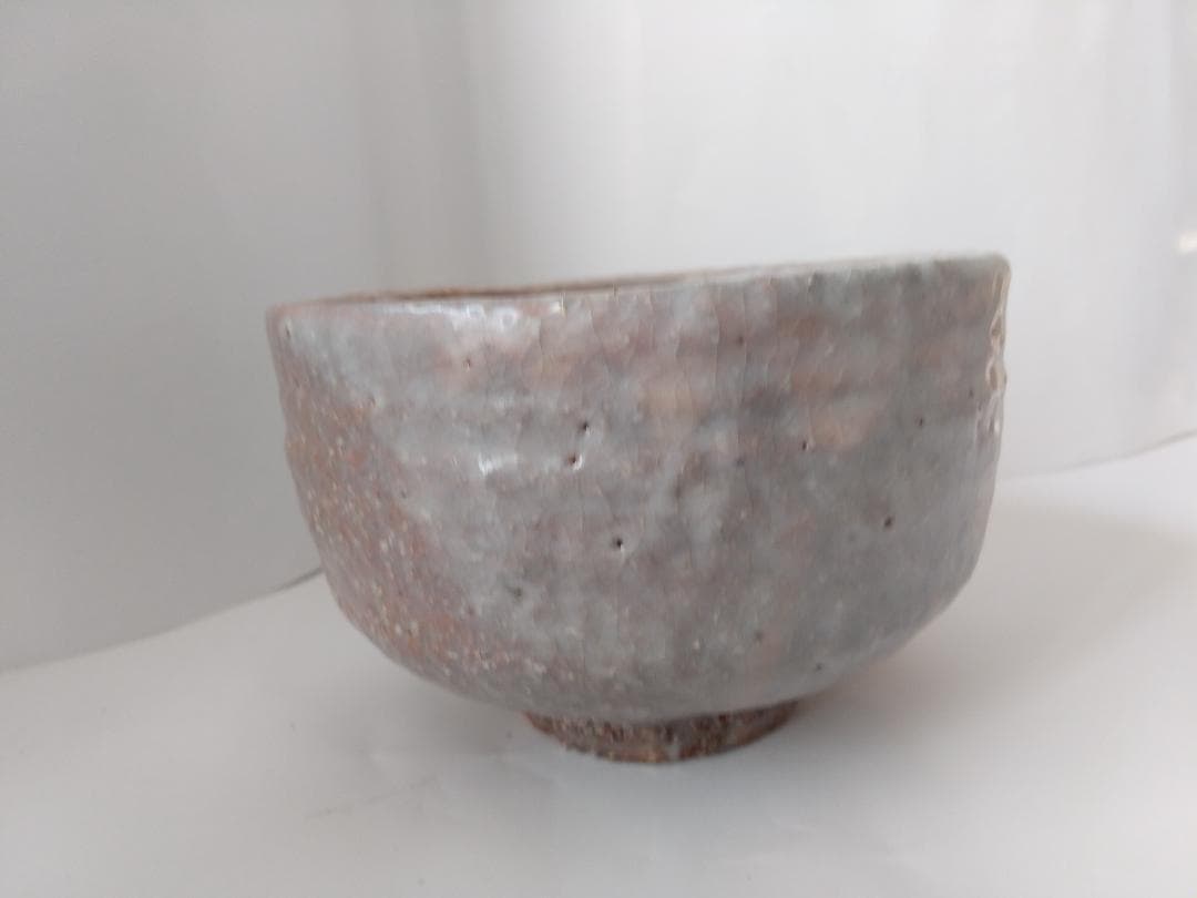 萩焼 兼田天寵山窯 七代 兼田三左衛門 萩茶碗 茶碗 共箱 栞 抹茶碗 美品