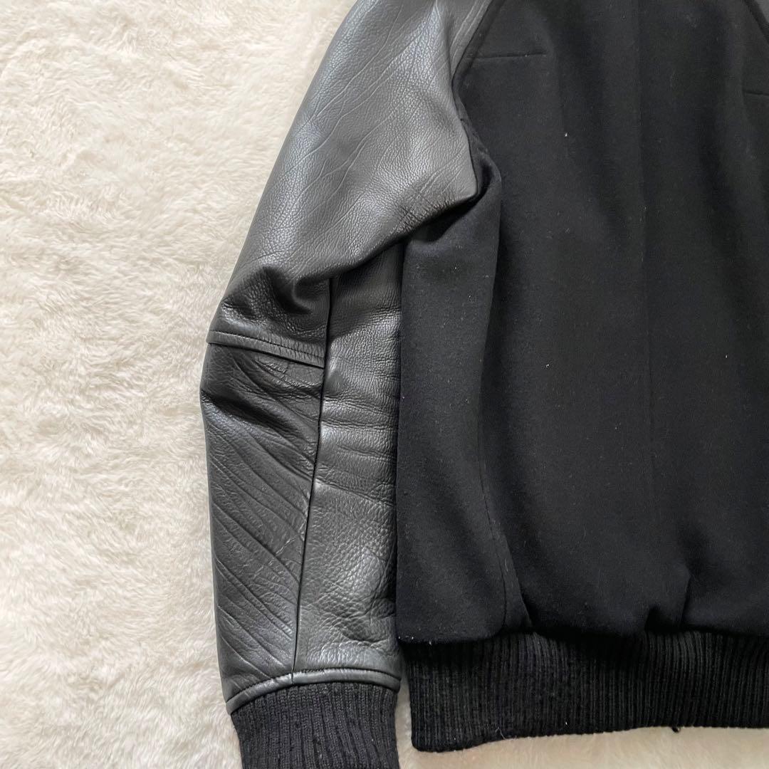 ✨️希少L✨️ATTACHMENT　ライダース　スタジャン　切り替え　レザー