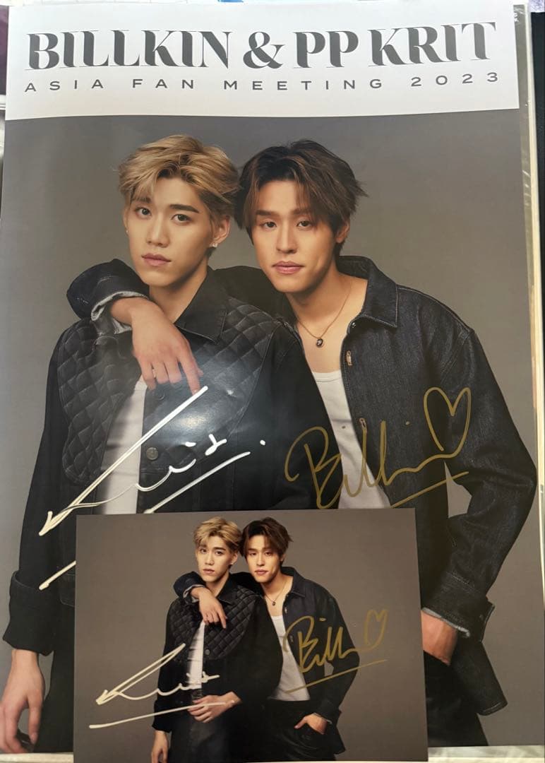 BillkinPP 直筆サイン入りポスター　直筆サイン入りポストカード