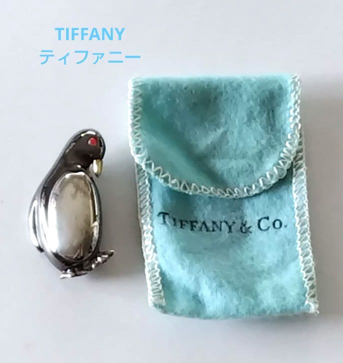 TIFFANY　ティファニー　ペンギンモチーフ　ブローチ　ヴィンテージ