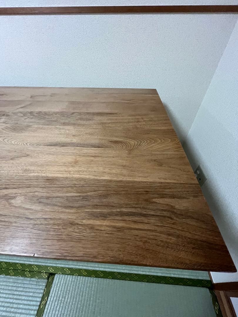 【値下げ】greeniche ダイニングテーブル 無垢材ウォルナット　特注サイズ