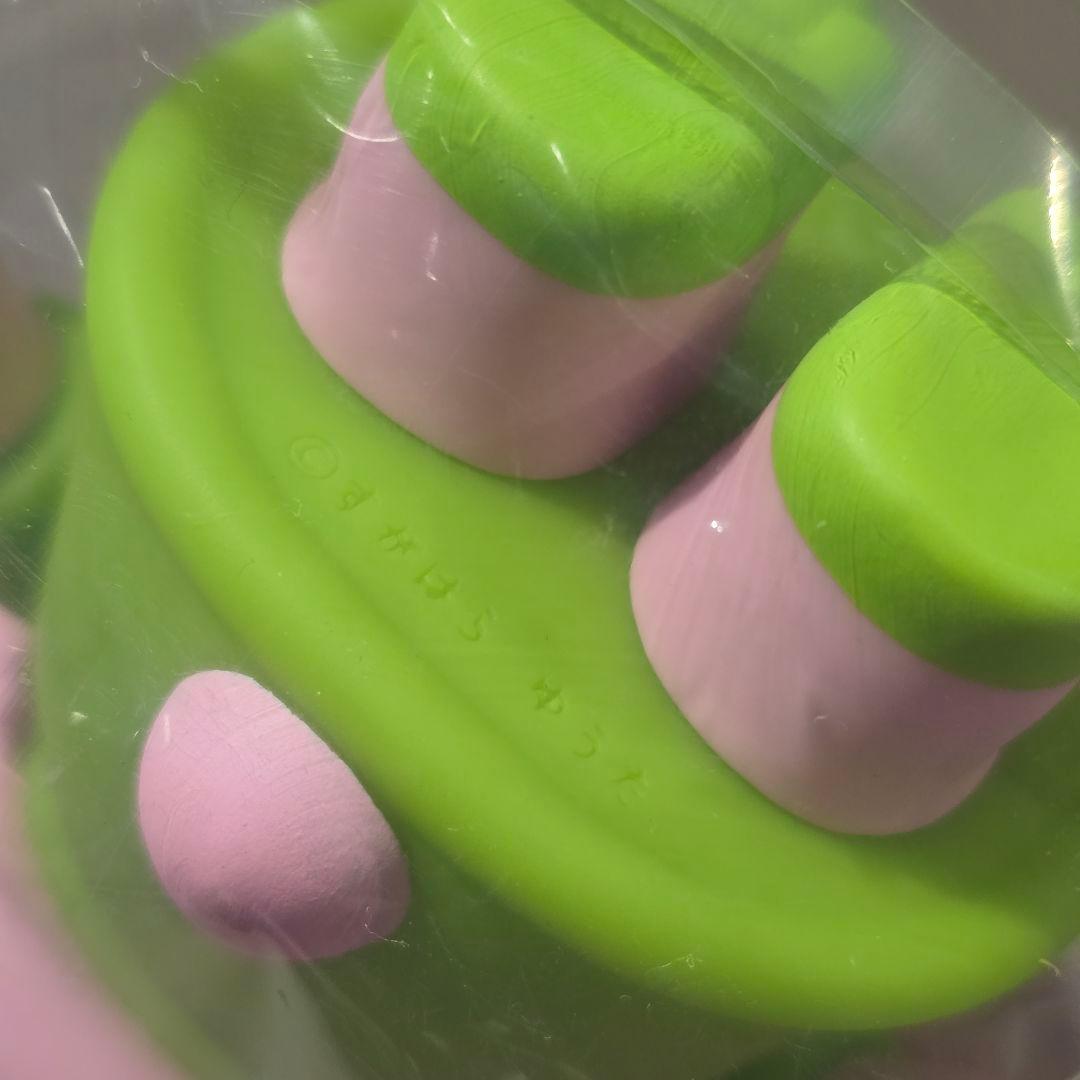 あのうさぎ ソフビフィギュア すがはらゆうた ピンク グリーン