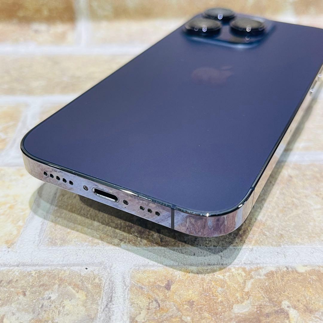 SIMフリー iPhone14Pro 256GB ディープパープル 電池良好