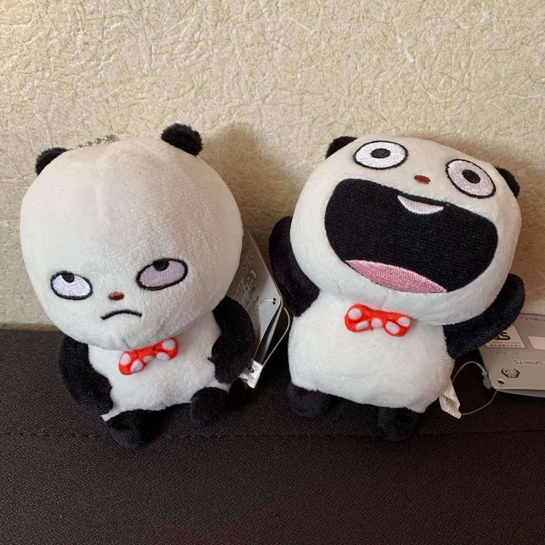 ‼️レア‼️タグ付き‼️ にしむらゆうじ カバンに付けられるぬいぐるみ ごきげんぱんだ