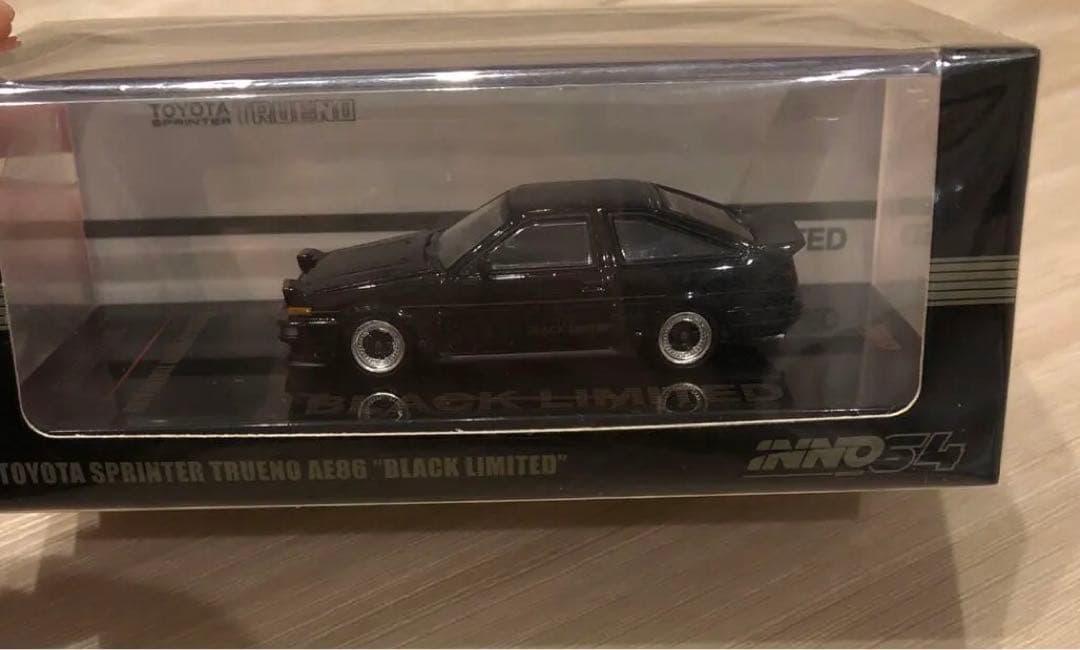 INNO 1/64 トヨタ スプリンタートレノ AE86 ブラックリミテッド