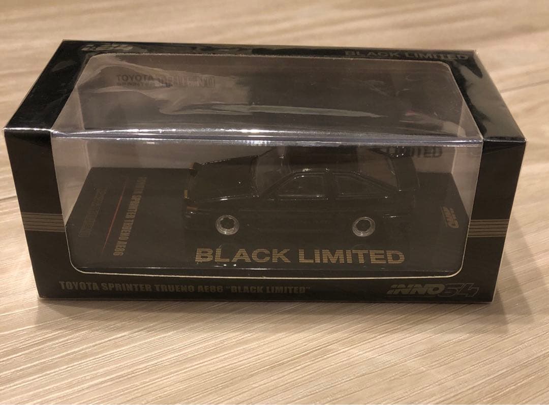 INNO 1/64 トヨタ スプリンタートレノ AE86 ブラックリミテッド