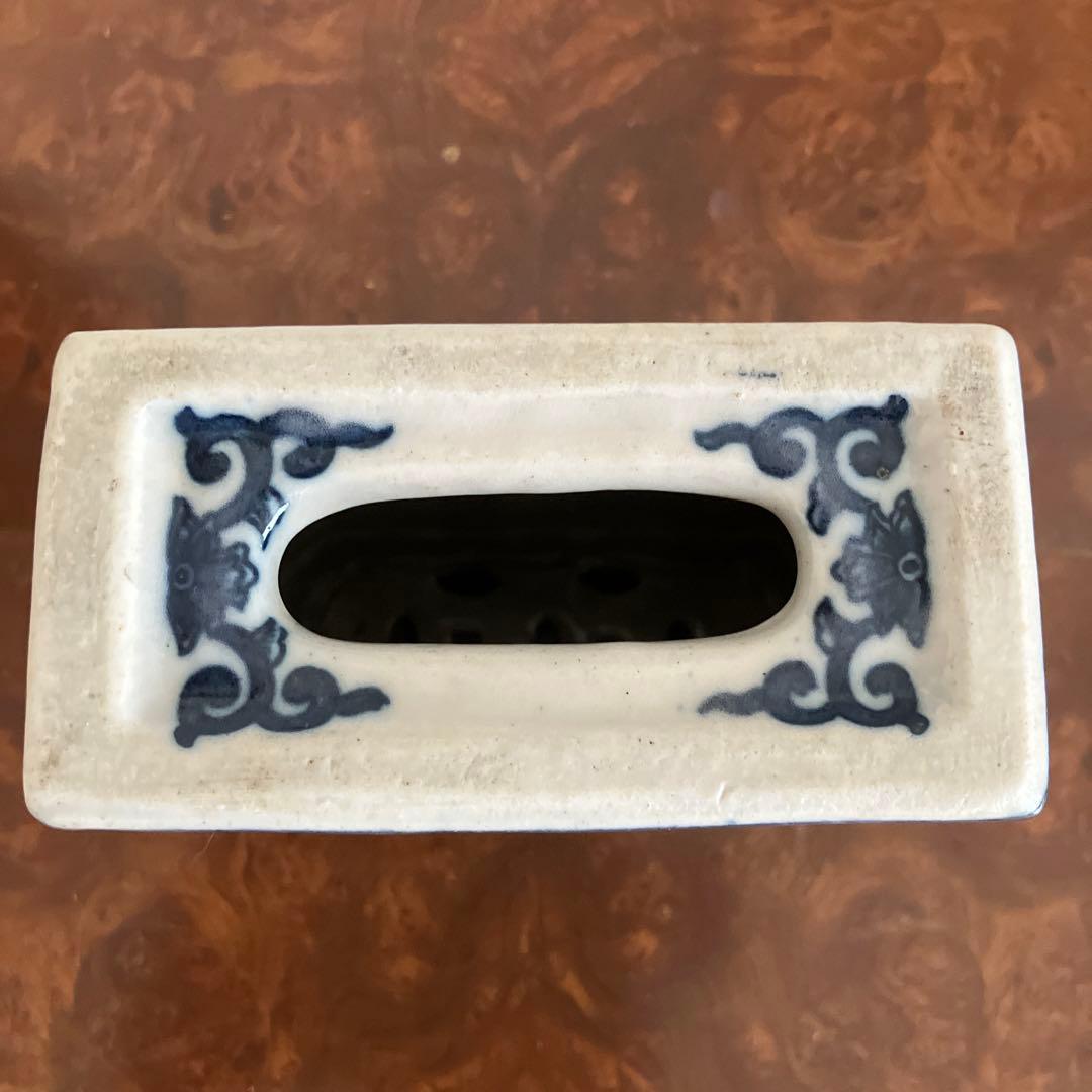 陶枕（トウチン）アンティーク　置物　中国古陶磁器