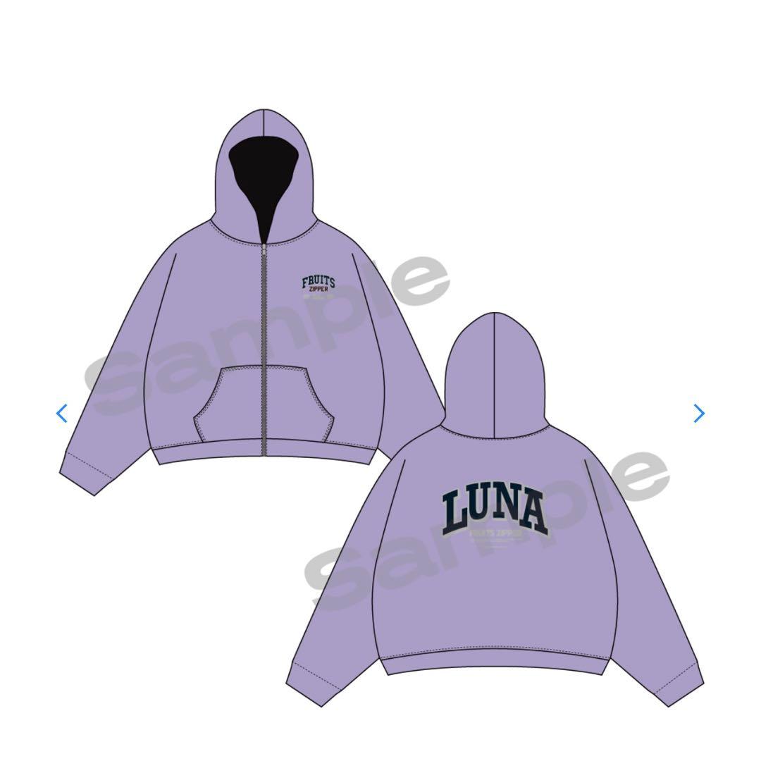 【ファンクラブ限定】 FRUITSZIPPER 推しアピ パーカー 仲川瑠夏