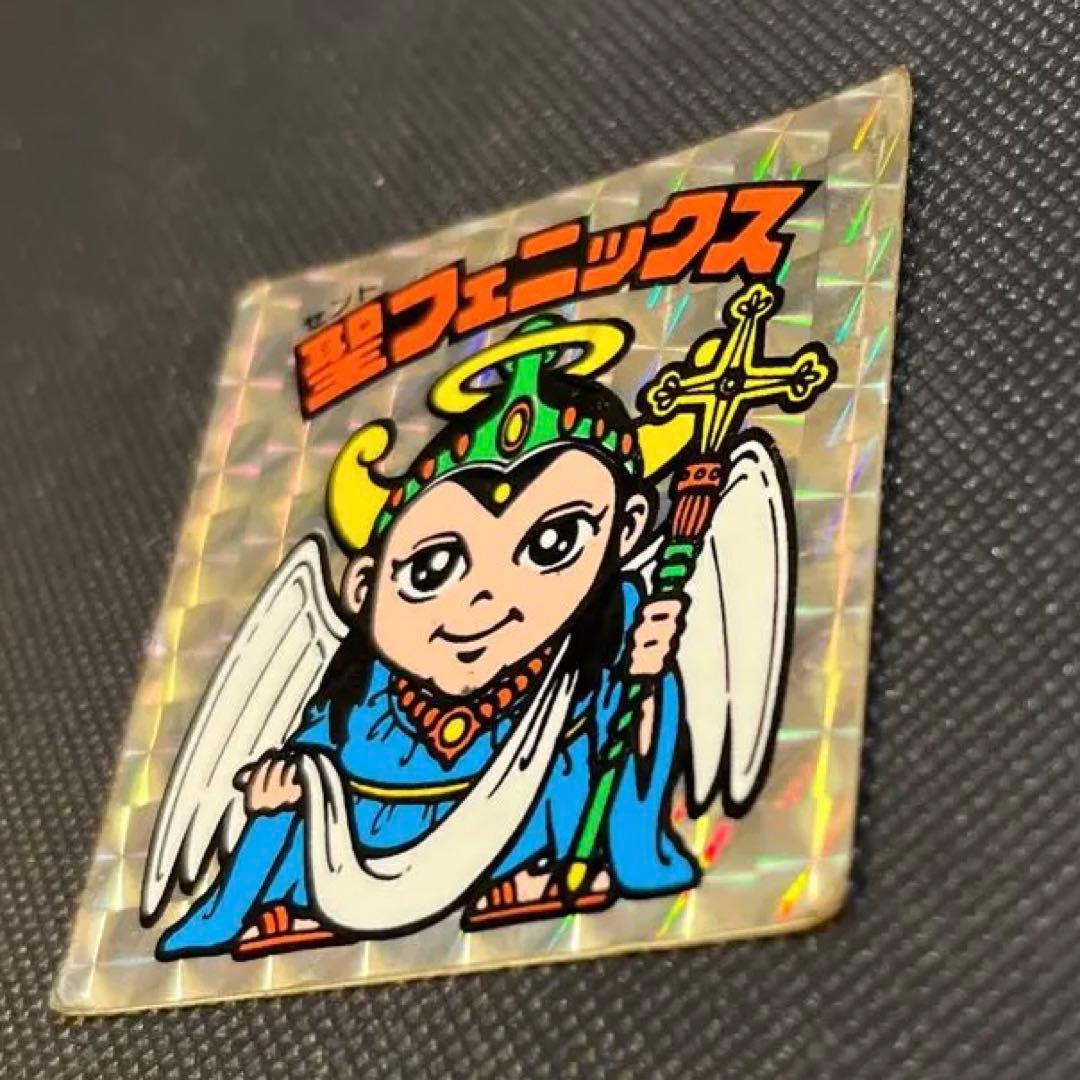 旧ビックリマン　第四弾　ヘッド　聖フェニックス　四角プリズム　2枚セット　③