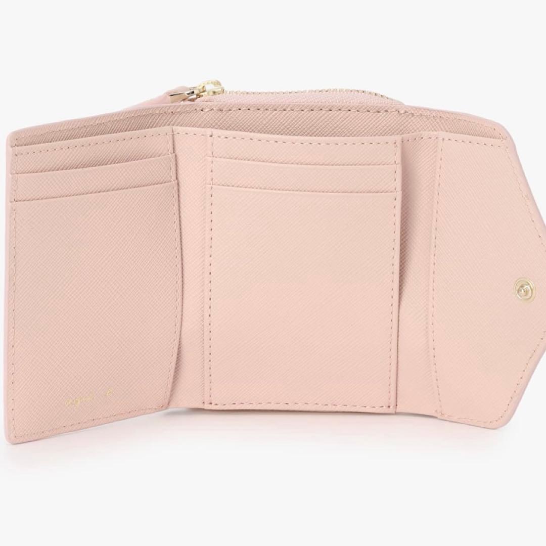 最終お値下げ　新品未使用agnès b. アニエスベー 折財布 ピンク