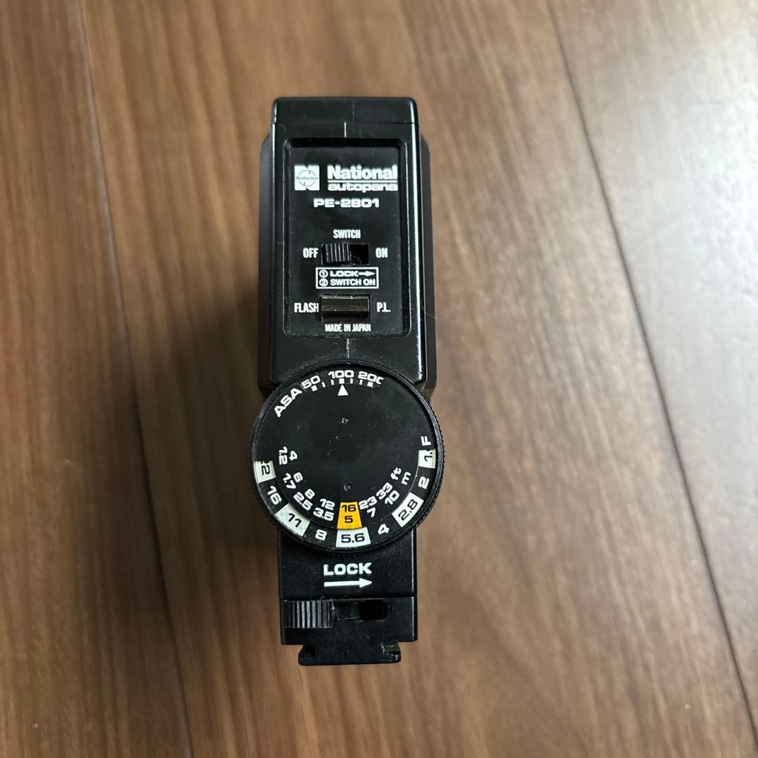 Canon AE-1 フィルム一眼レフカメラ　ストロボ　ナショナル