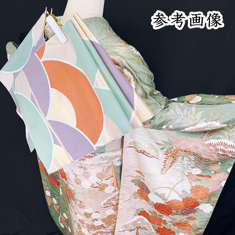 512z34.507u21☆吉澤友禅 吾妻徳穂 振袖 鈴乃屋 作家物 小柄☆美品