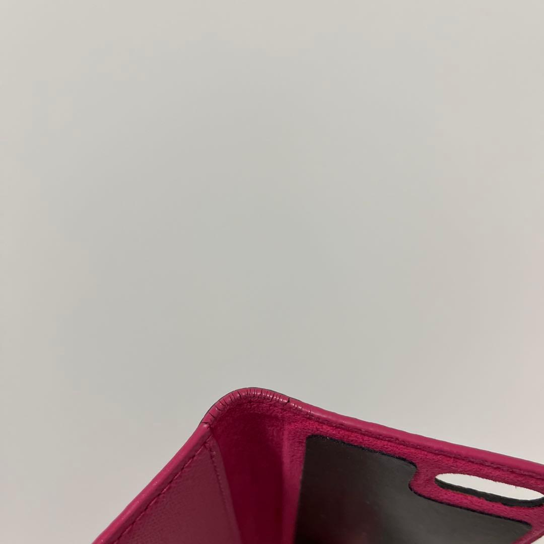 美品ルイヴィトン　手帳型 iPhoneケース ブラウン/ピンク