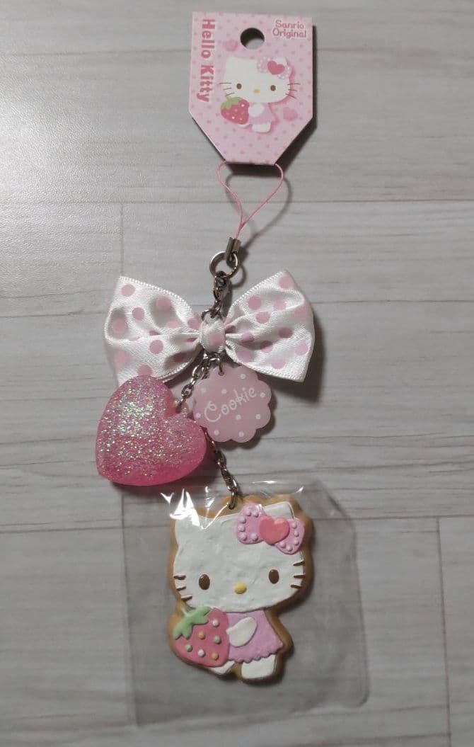 平成レトロ ハローキティ クッキーストラップ