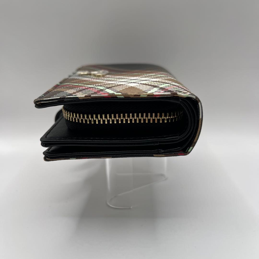 極美品 vivienne westwood 二つ折り財布　ダービー　チェック