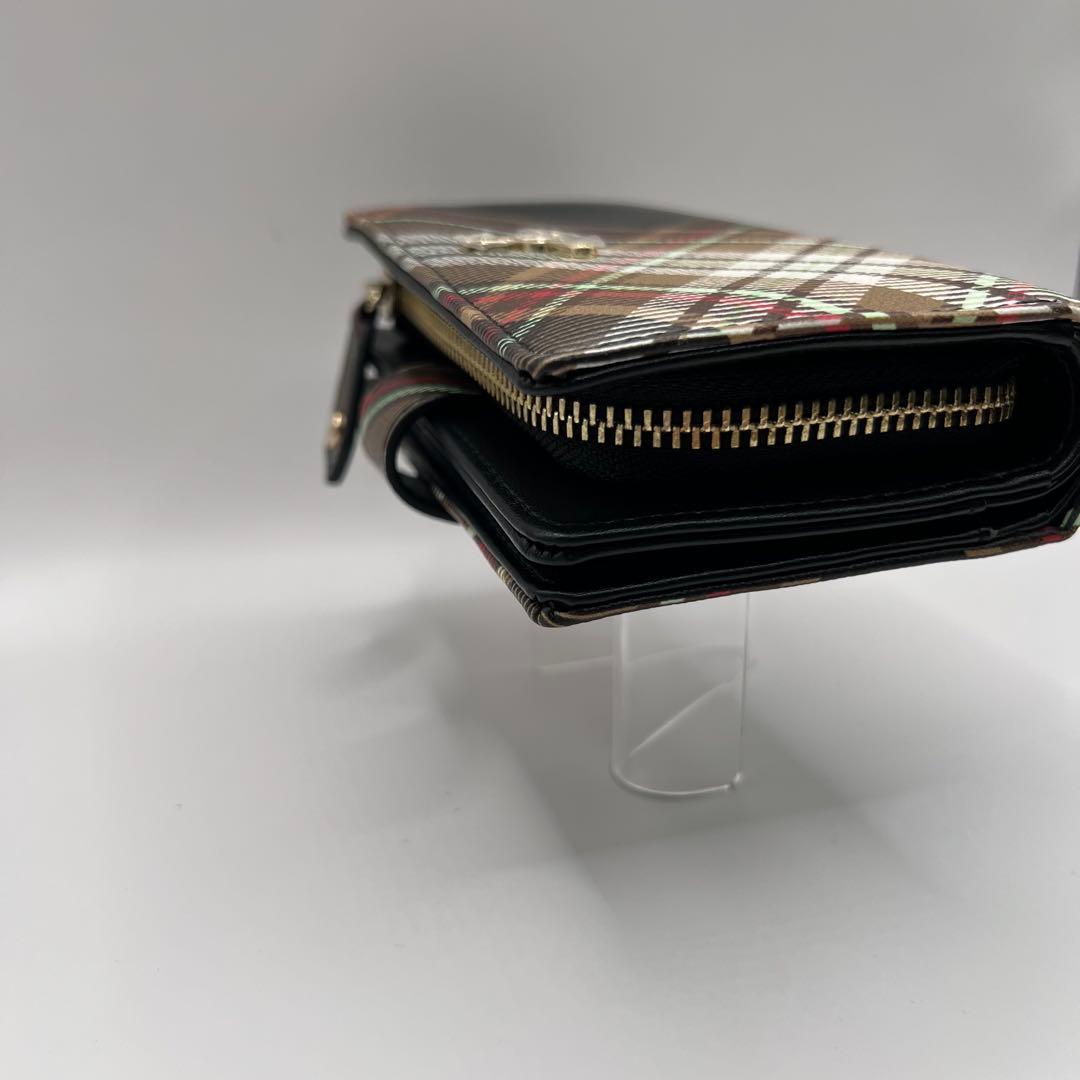 極美品 vivienne westwood 二つ折り財布　ダービー　チェック