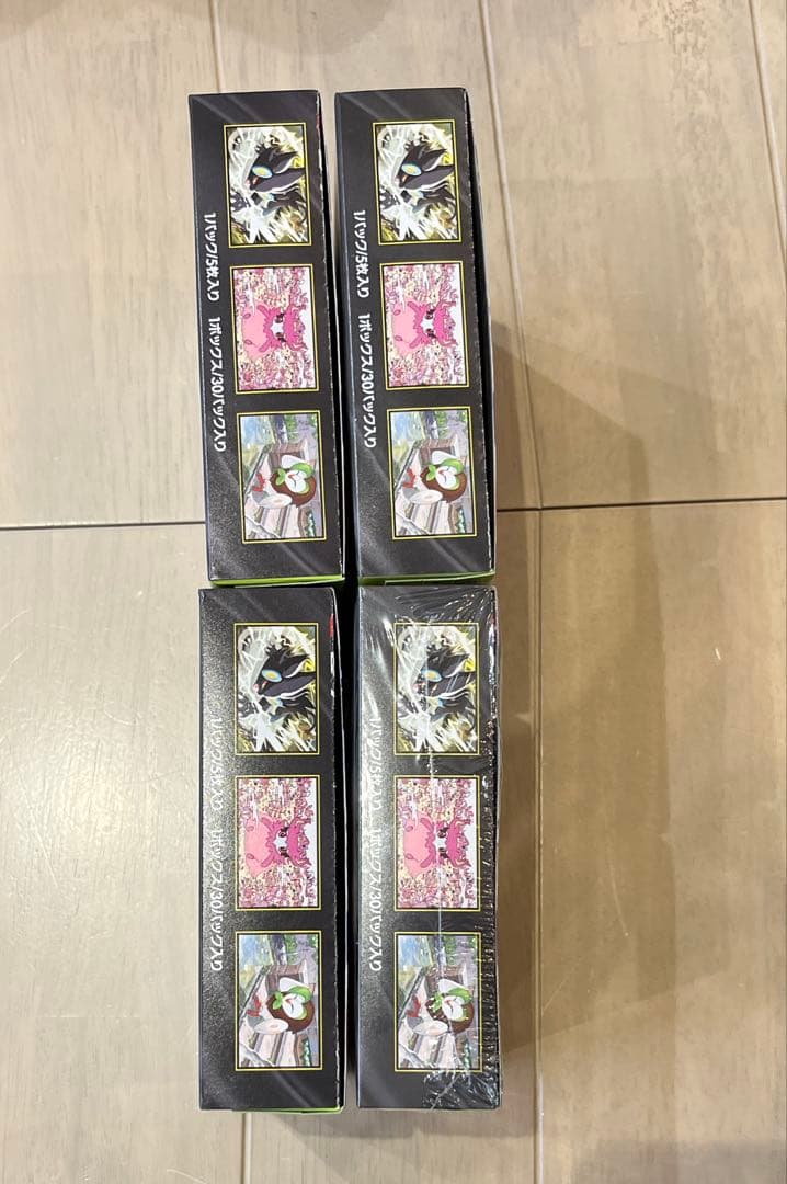 ポケモンカード ムニキスゼロ 4BOX 未開封 シュリンク付 ぺりぺり付