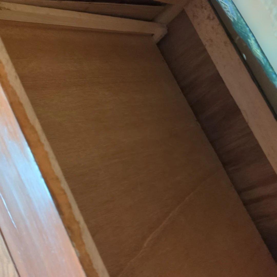 昭和　レトロ　タンス　箪笥　チェスト　引き出し　波板ガラス　ガラス戸