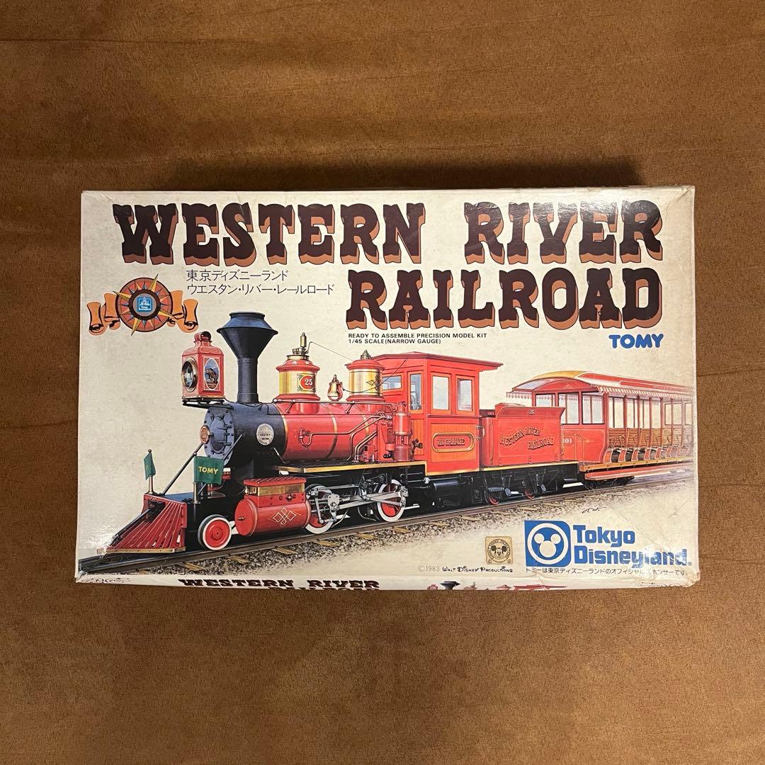 東京ディズニーランド　ウエスタン・リバー・レールロード　プラモデル 1983年