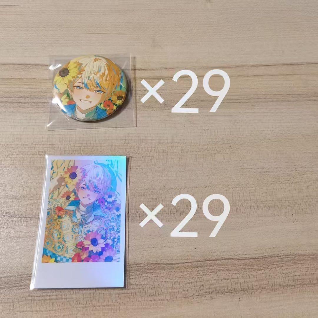 にじさんじ　緋八マナ　誕生日　2024　缶バッジ　チェキ