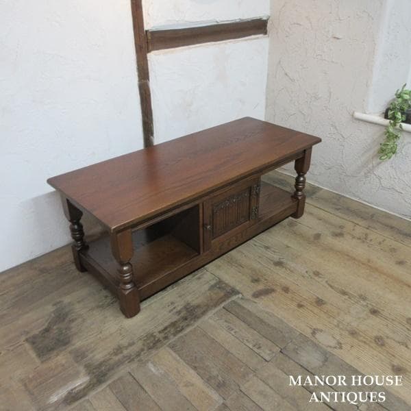 イギリス アンティーク 家具 オールドチャーム ローボード テレビ台 6070e