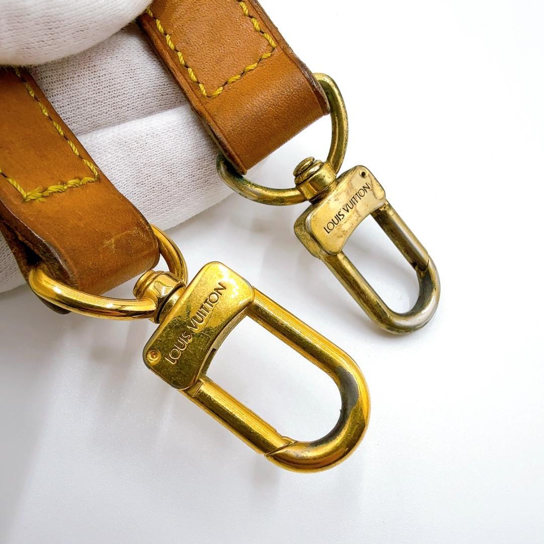 ◇ルイヴィトン◇ヌメ革/ショルダーストラップ/ブラウン/ゴールド