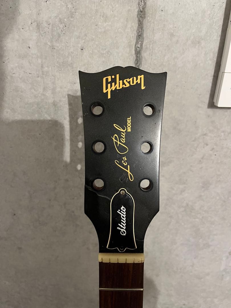 Gibson Les Paul Studio Wine Redネック折れ