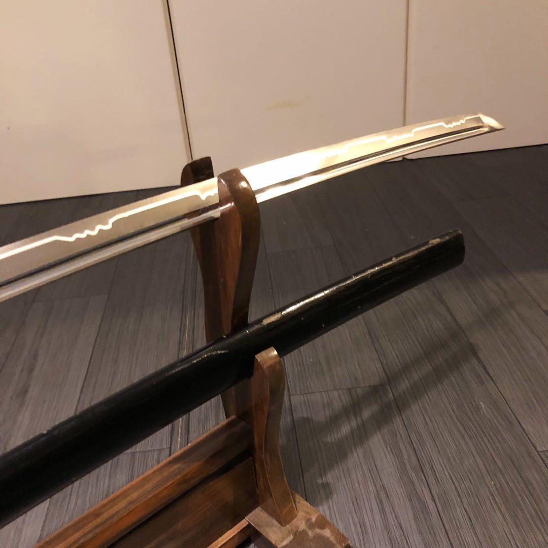 高級模造刀　居合刀　樋入り刀身　茶拵え　亜合金刀身