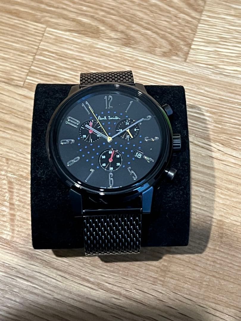ポールスミス クロノグラフ 腕時計 ブラック Paul Smith クォーツ